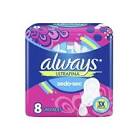 Toallas Sanitaria Always flujo moderado 8 toallas