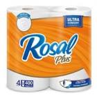 ROSAL PLUS NARANJA 4 ROLLOS 400 HOJAS P